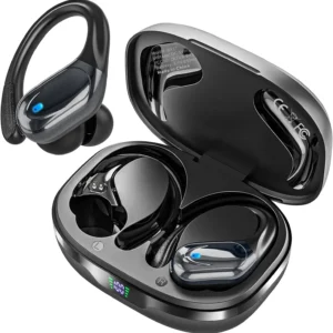 HAOYUYAN BX17 Sports Earbuds – 80H Playtime, IPX7 & Bluetooth 5.3